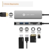 Koncentrator USB C z Adapterem do MacBook Pro [12040000112]